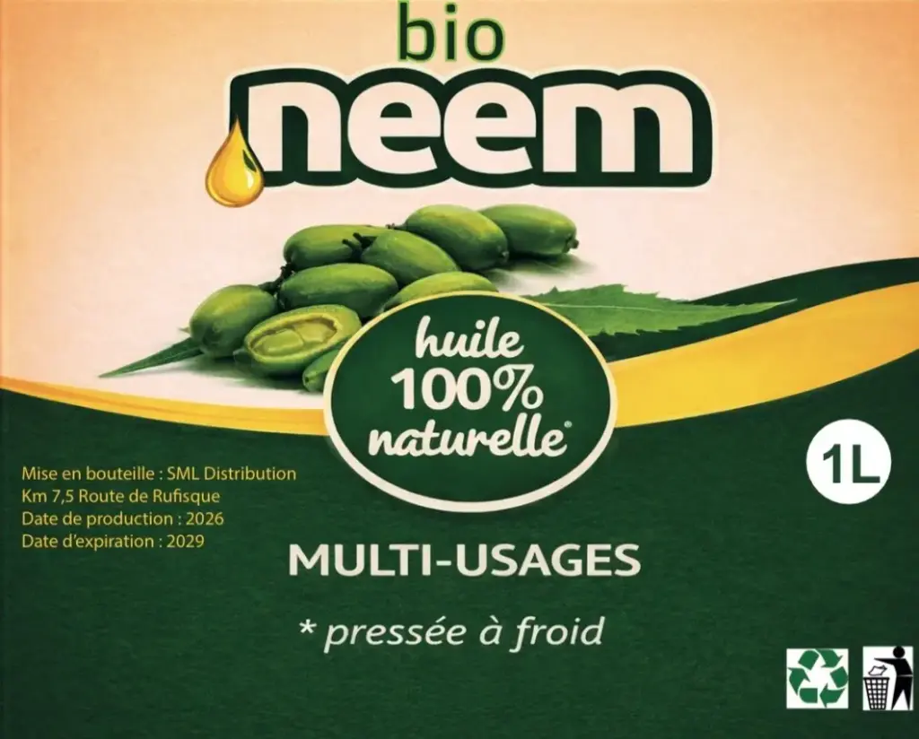 Huile de neem bio 1l