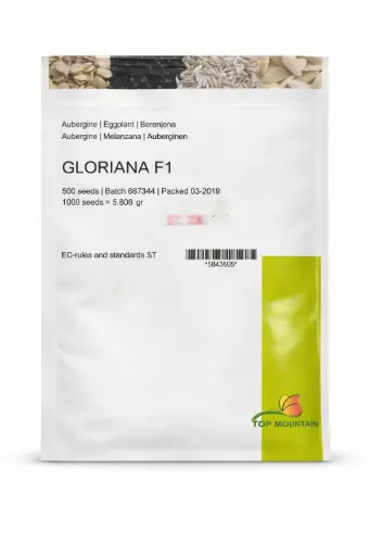 [SEZ0006] Aubergine Gloriana 500 graines F1